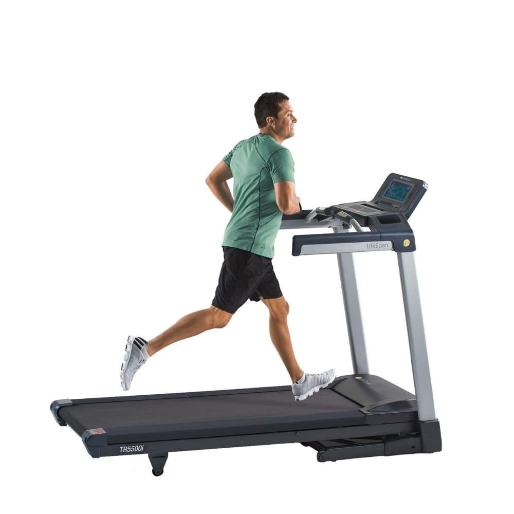 LifeSpan Fitness TR5500iM Folding Treadmill - Compact Home Gym Equipment for Running & Walking | Perfect for Small Spaces & Home Workouts