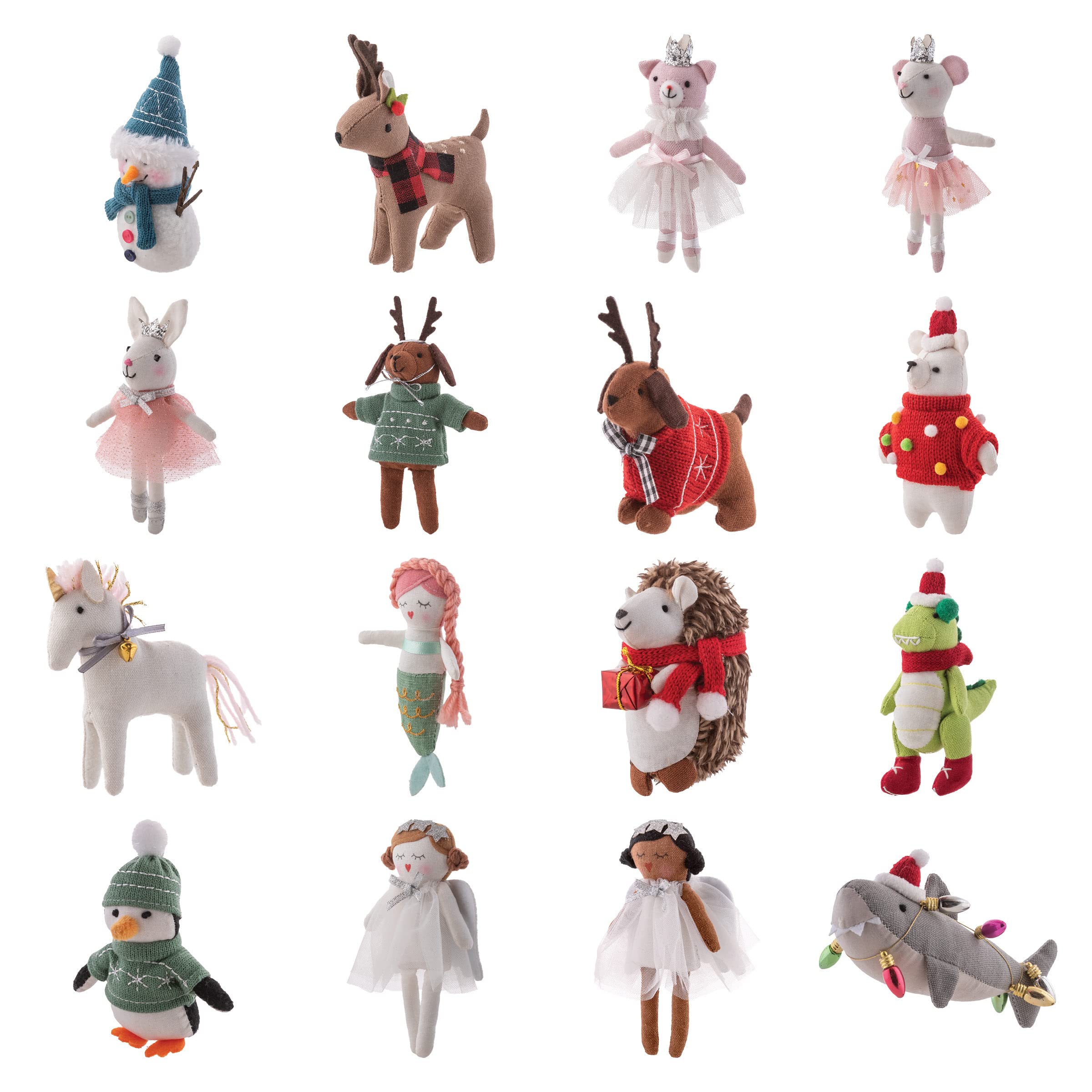Stephen Joseph Holiday Ornaments - Festive Cat-Themed Christmas Tree Decorations for Holiday Home Decor & Gift Giving