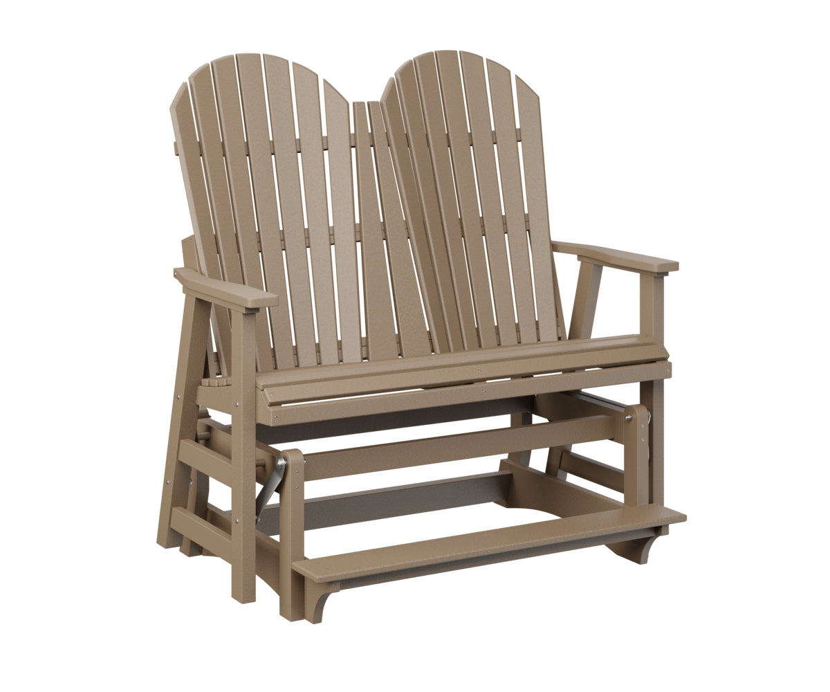 Berlin Gardens ComfoBack Double Counter Glider - Outdoor Patio Swing Bench for Porch, Garden, Deck & Backyard Relaxation