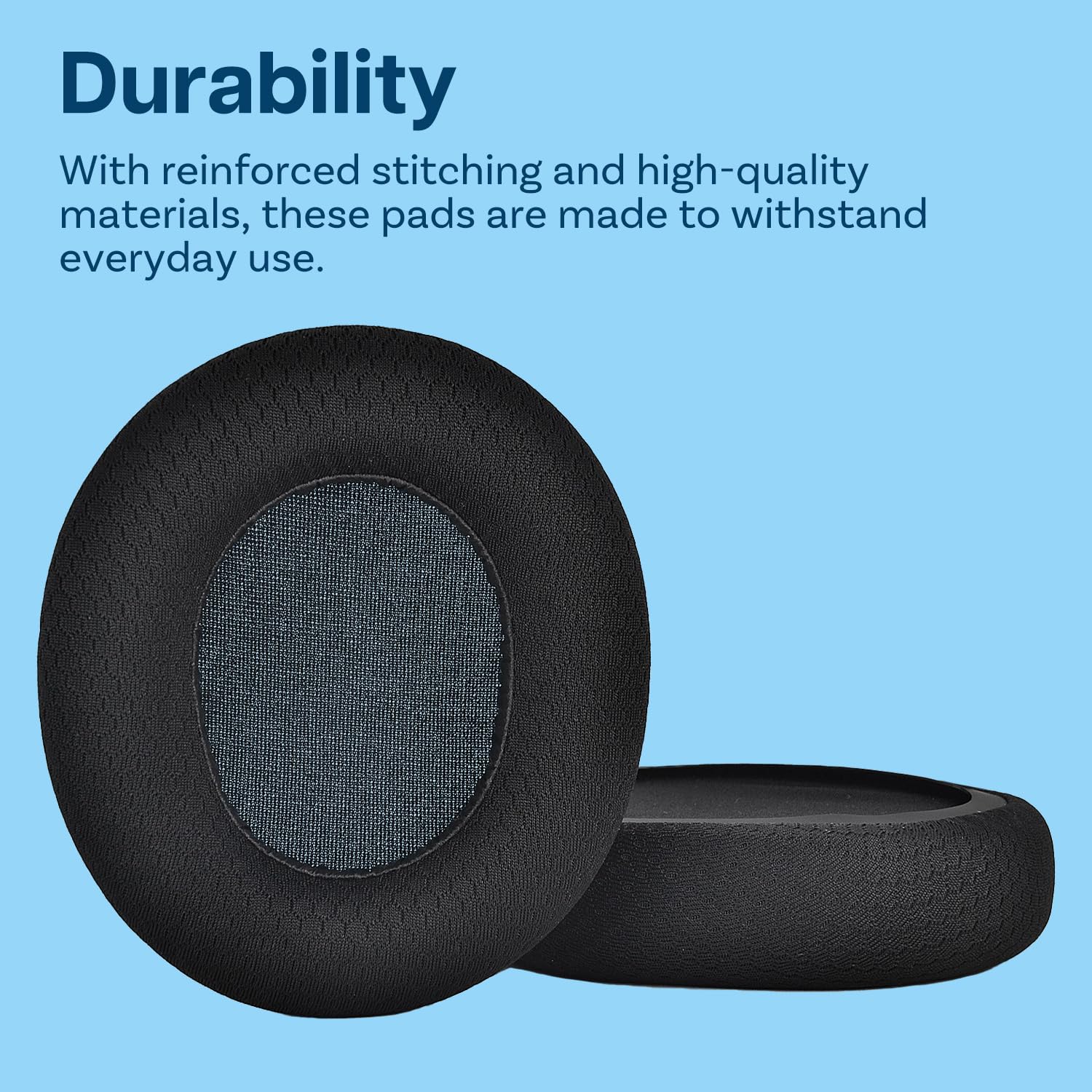 Premium Replacement Ear Pads for SteelSeries Arctis 1/3/5/7/9/Pro & Prime Wireless Gaming Headsets - Breathable Mesh Fabric Cushions (Black) - Perfect for Long Gaming Sessions and Enhanced Comfort