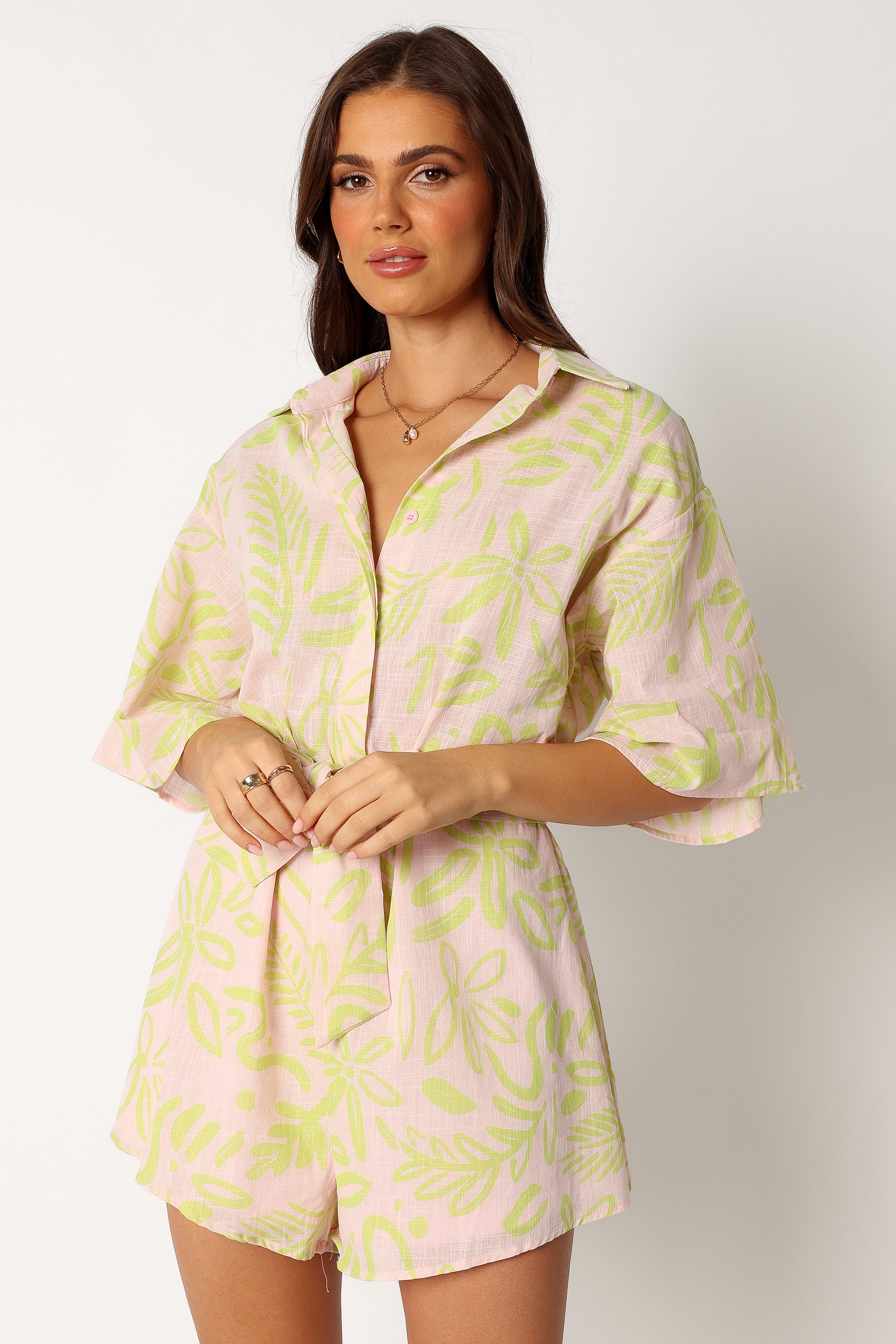 Dolce Romper for Women - Citrus Print Summer Jumpsuit | Casual & Chic Outfit for Beach, Vacation, and Everyday Wear