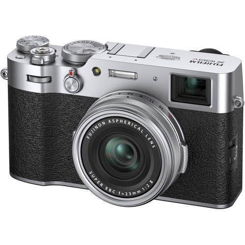 FUJIFILM X100V 26.1MP Digital Camera with 23mm F2 Lens - Silver | Compact Mirrorless Camera for Street Photography, Travel & Vlogging | 4K Video & Advanced Hybrid Viewfinder