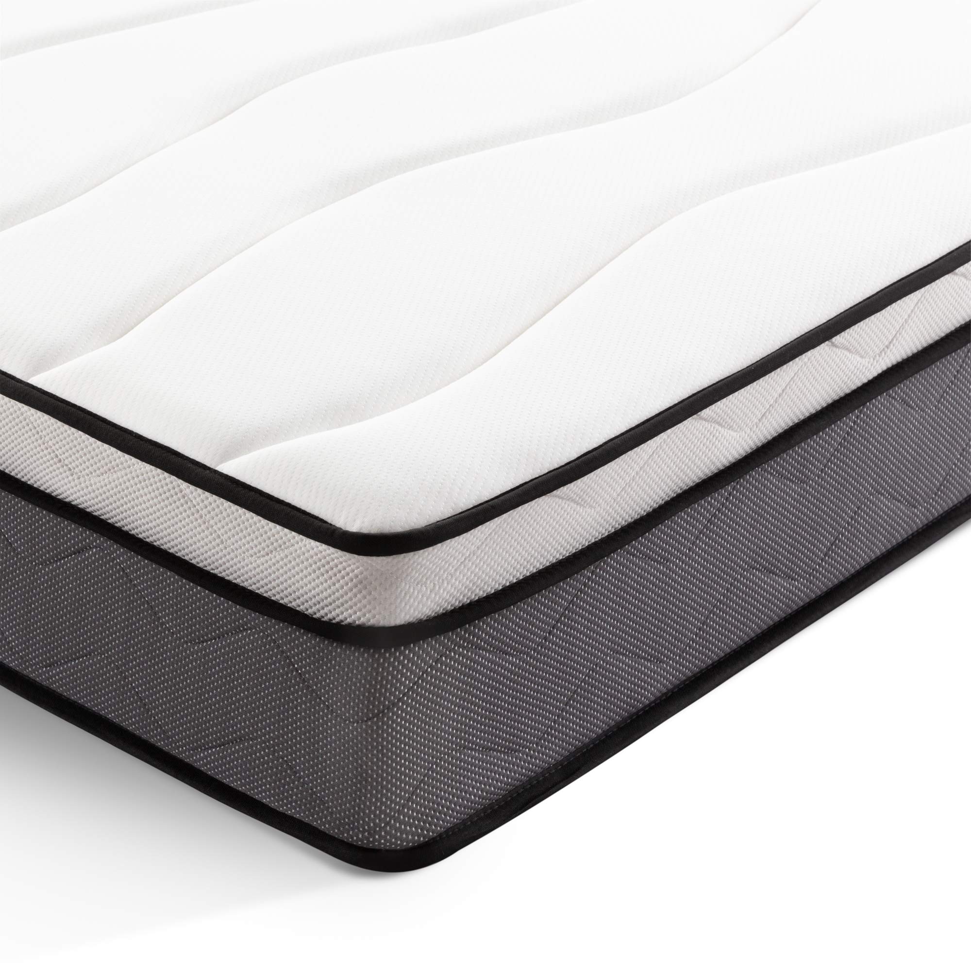 WEEKENDER Bloomington 10-Inch Plush Hybrid Mattress with Heavy Duty Coils & Memory Foam - CertiPur-US Certified - 10 Year Warranty - Twin XL Size - Perfect for Guest Rooms, Dorms & Small Spaces