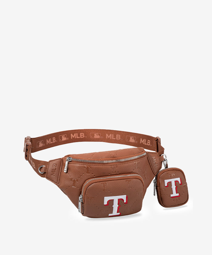 MLB Texas Rangers Waist Pack - Adjustable Belt Bag for Men & Women - Perfect for Baseball Games, Concerts & Travel