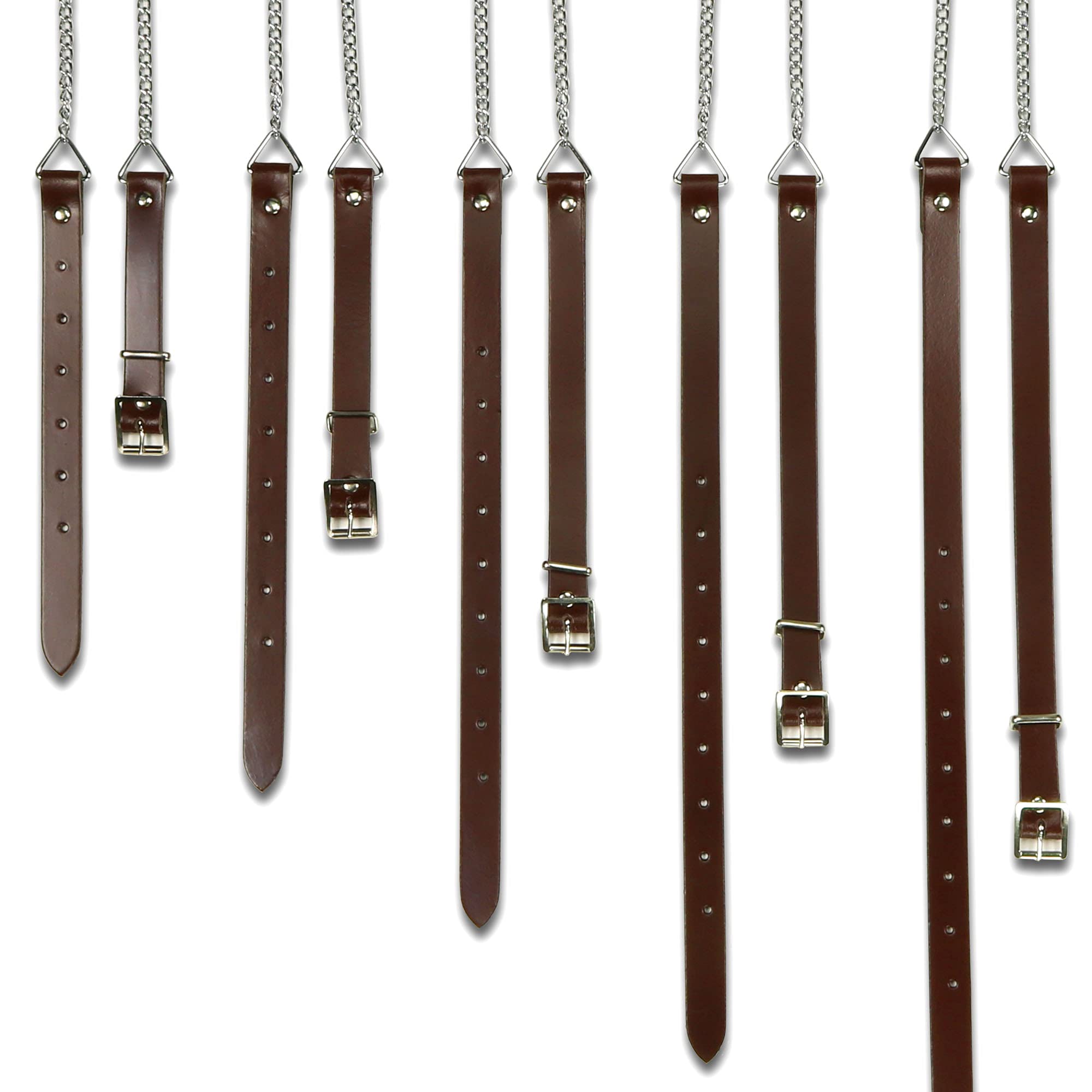 Premium Celtic Croft Genuine Leather Sporran Chain Strap - Medium (34