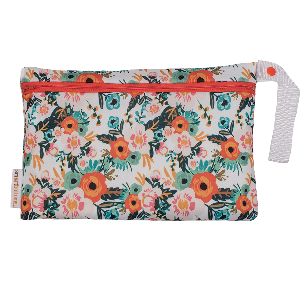 Smart Bottoms Small Wet Bag - Waterproof & Reusable Diaper Wet Bag for Babies - Perfect for Daycare, Travel & On-the-Go