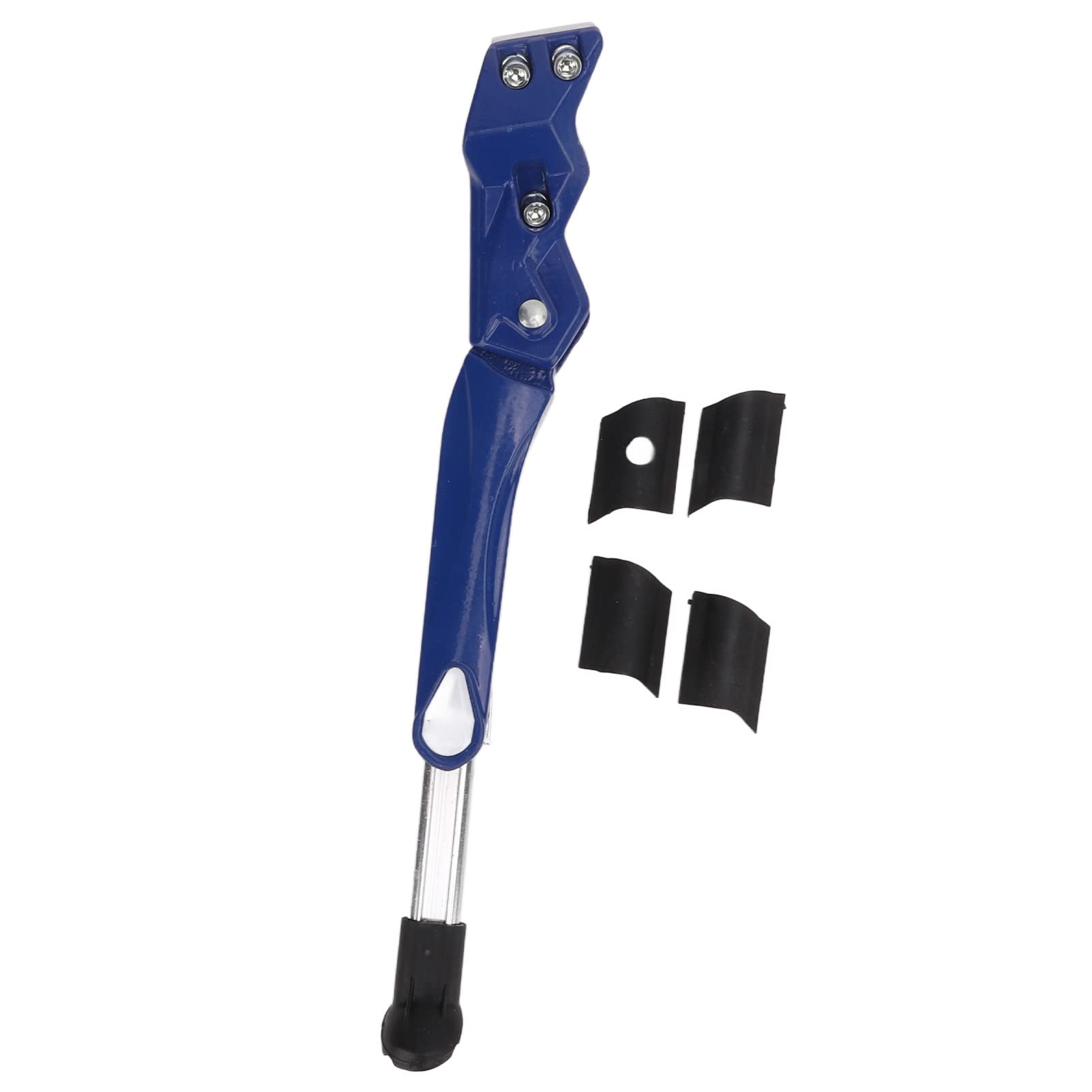 Adjustable Aluminum Alloy Bike Kickstand - Universal Mountain Bicycle Side Stand with Soft Rubber Pads for Stability | Perfect for Road Bikes, Commuting & Outdoor Cycling Adventures