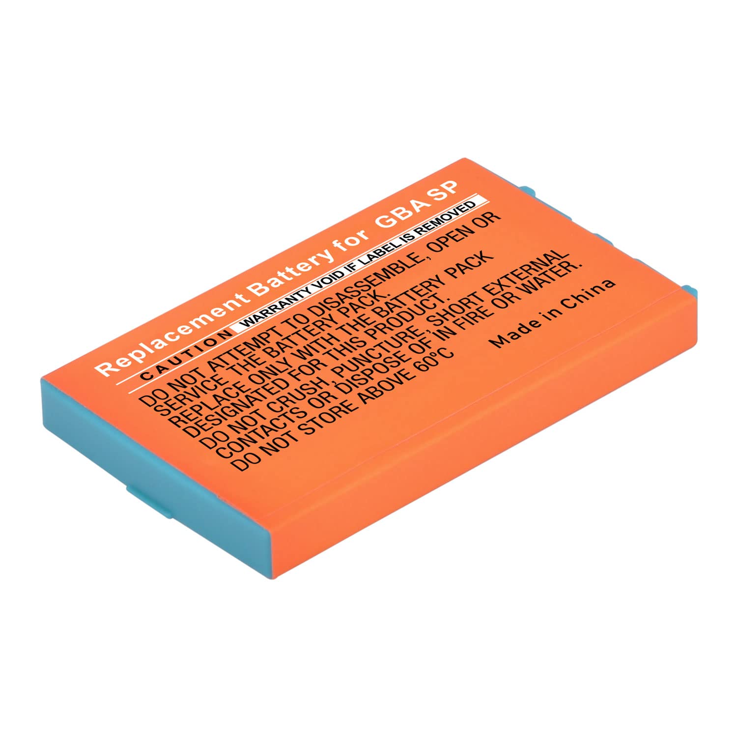 Rechargeable 900mAh Lithium-ion Battery 2-Pack for Nintendo GBA SP Game Boy Advance SP - Includes Tool Kit | Long-Lasting Power for Gaming On-The-Go, Travel & Retro Gaming Sessions