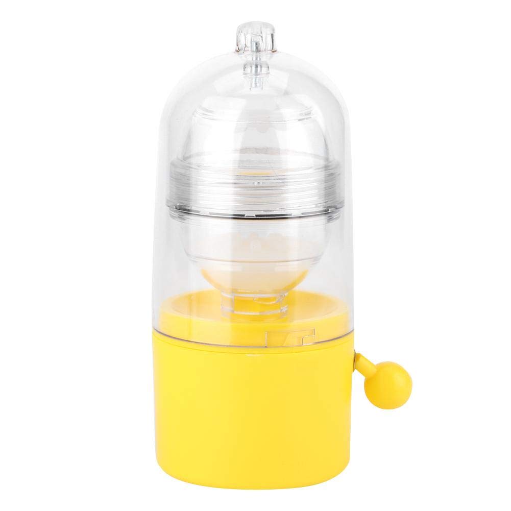 Fdit Portable Egg Scrambler - Hand-Powered Golden Egg Maker & Yolk Mixer - Kitchen Gadget for Perfectly Blended Eggs - Ideal for Baking, Cooking & Breakfast Prep