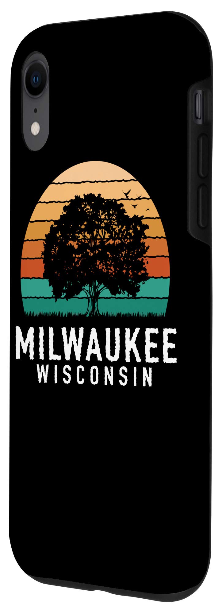 iPhone XR Case - Vintage Milwaukee Sunset Wisconsin Souvenir Design - Perfect for Travelers & Wisconsin Lovers