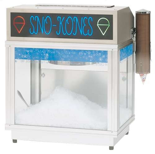Shavatron 1020 Commercial Ice Shaver Machine - Heavy Duty Stainless Steel Electric Ice Crusher for Snow Cones, Slushies, Cocktails & Margaritas - Perfect for Restaurants, Bars, Parties & Home Use