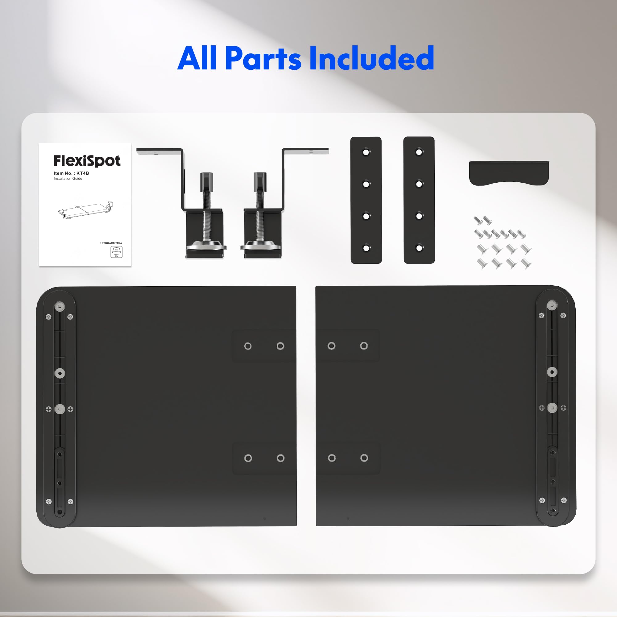 FlexiSpot Ergonomic Under Desk Keyboard Tray - 25.6