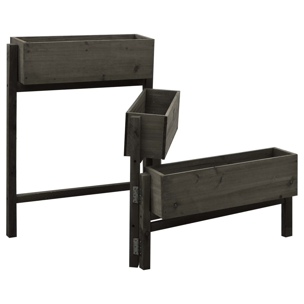 Gray Folding Planter Box 23.6