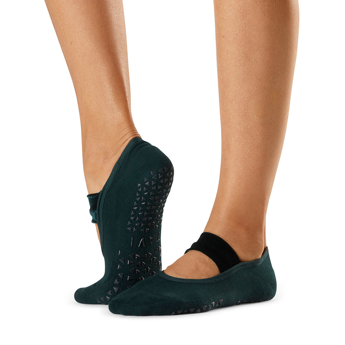 Tavi Noir Lola Non-Slip Grip Socks for Women - Yoga, Pilates, Barre & Workout - Anti-Skid Dance Socks with Arch Support