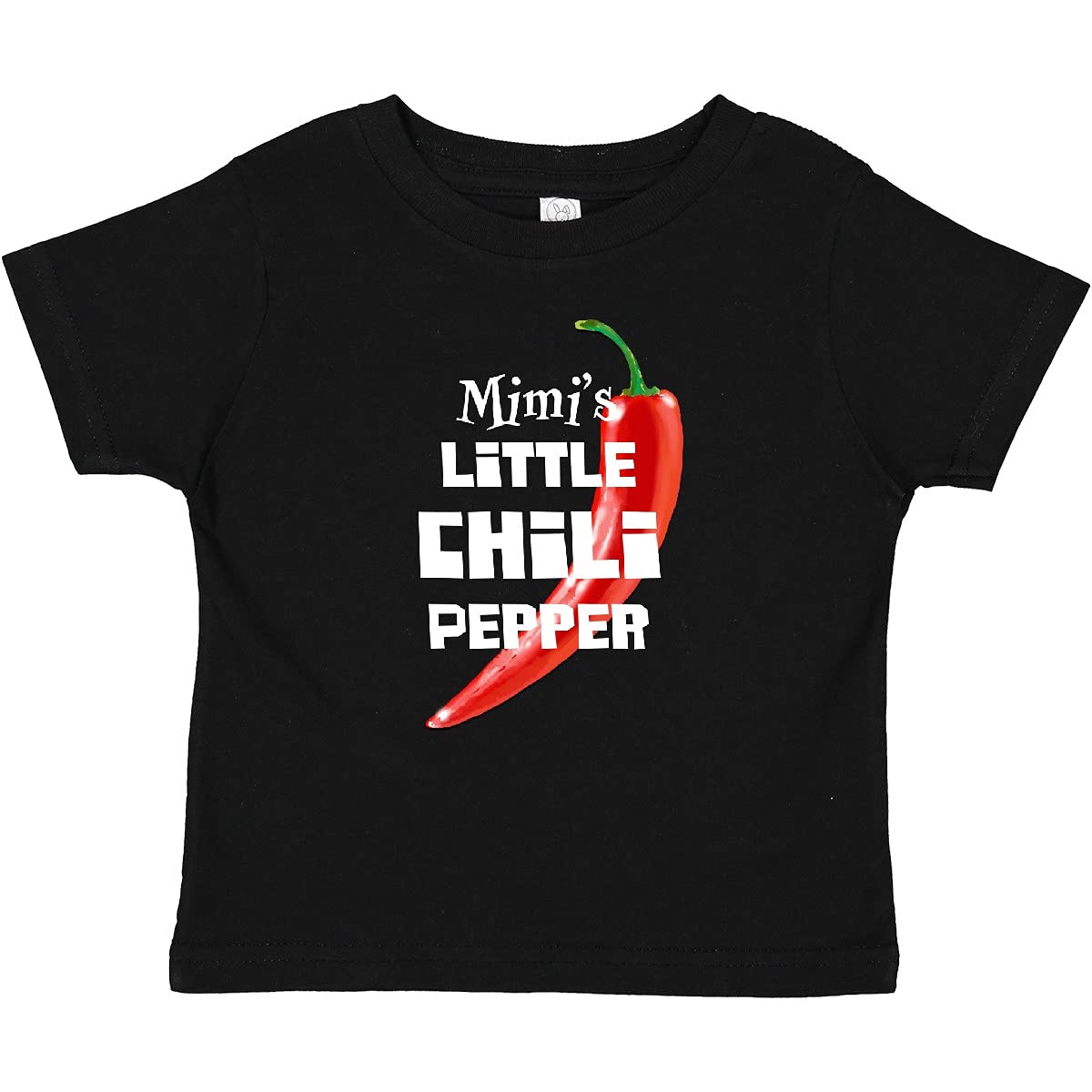 Inktastic Mimi's Little Chili Pepper Baby T-Shirt - Cute & Soft Cotton Infant Tee for Boys & Girls - Perfect for Playdates, Family Photos & Everyday Wear