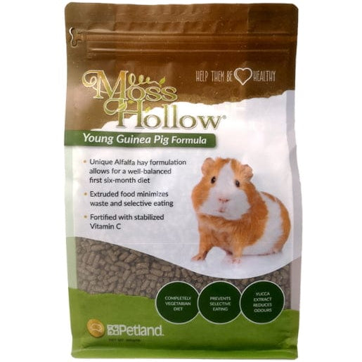 Premium Moss Hollow Young Guinea Pig Food Extrusion, 900g - High Protein Pellet Diet for Growing Guinea Pigs | Perfect for Daily Feeding & Nutritional Support