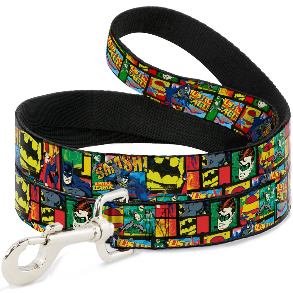 Vintage JLA Character Pet Leash - 6 Feet Long, 1.5