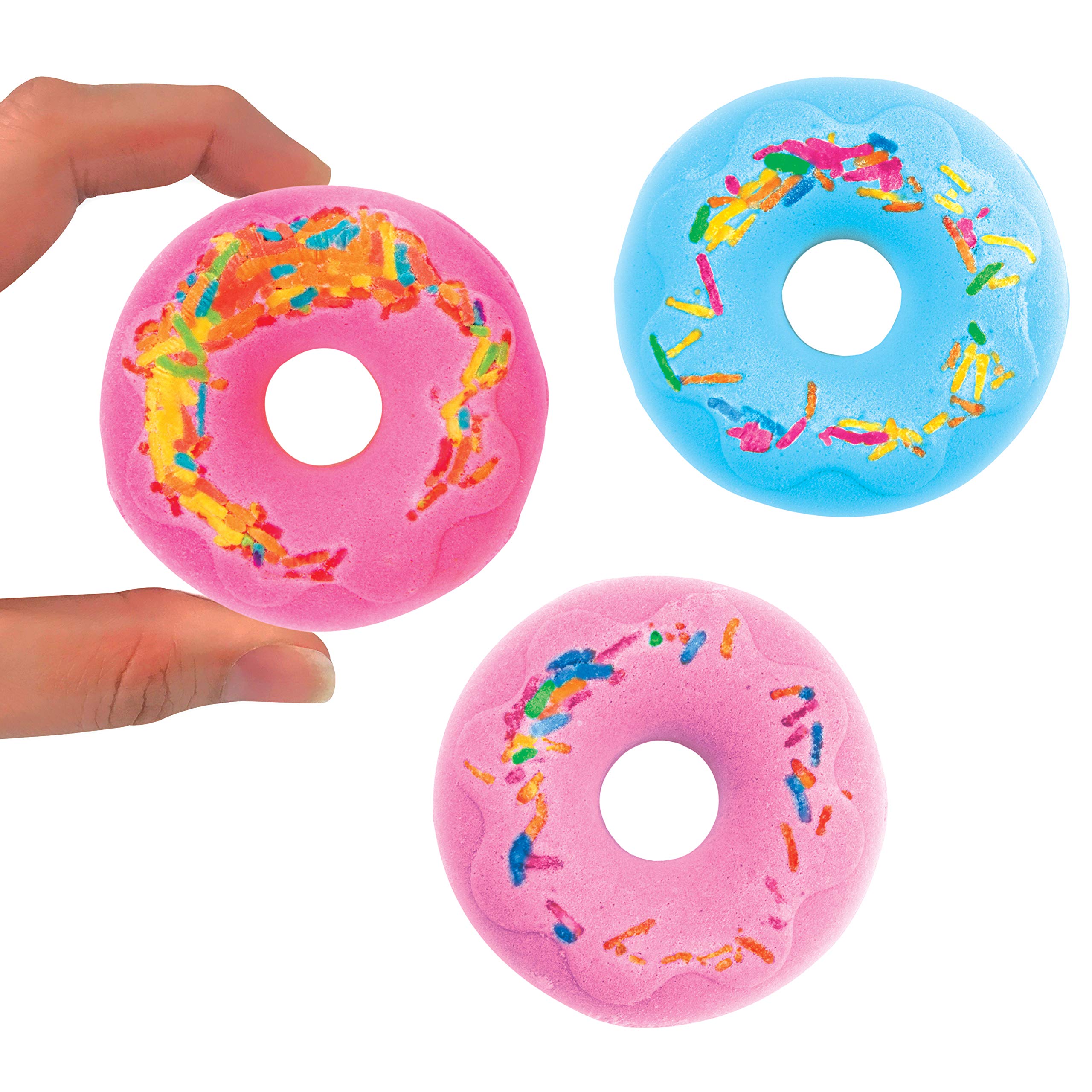 Fashion Angels Donut Scented Bath Bomb Gift Set - 6 Pack Aromatherapy Self Care Gifts for Women, Relaxing Spa Night at Home, Birthday Present for Her