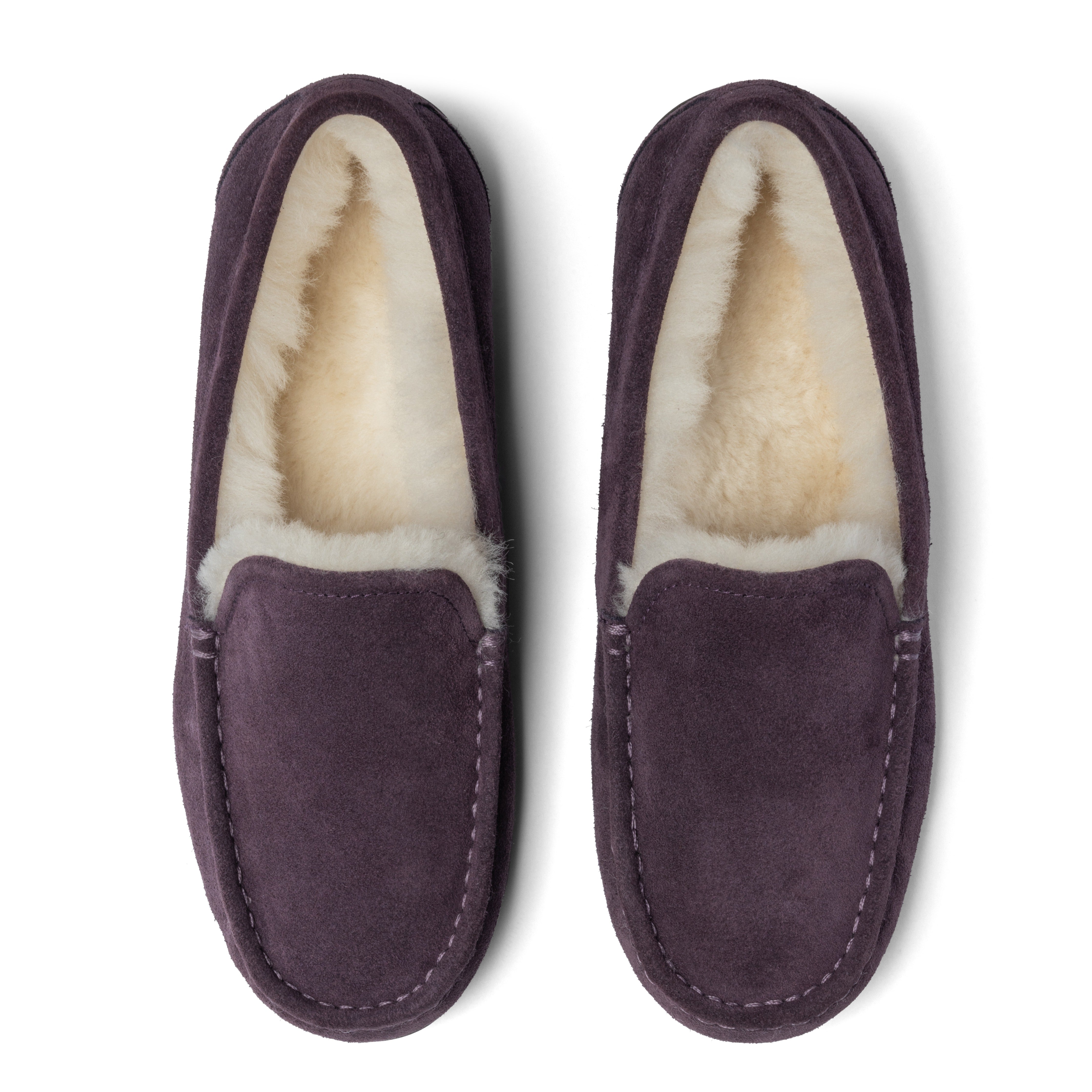 Abeo Amble Comfortable Memory Foam Slippers for Women - Dark Purple - Indoor & Outdoor Cozy House Shoes for Relaxation