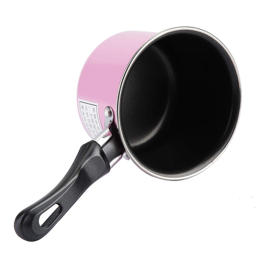 Pink Mini Soup Pot - High Temperature Resistant Anti-Heat Stockpot for Cooking, Boiling & Serving Soups, Stews & Pasta - Perfect for Small Kitchens, Dorms & Camping