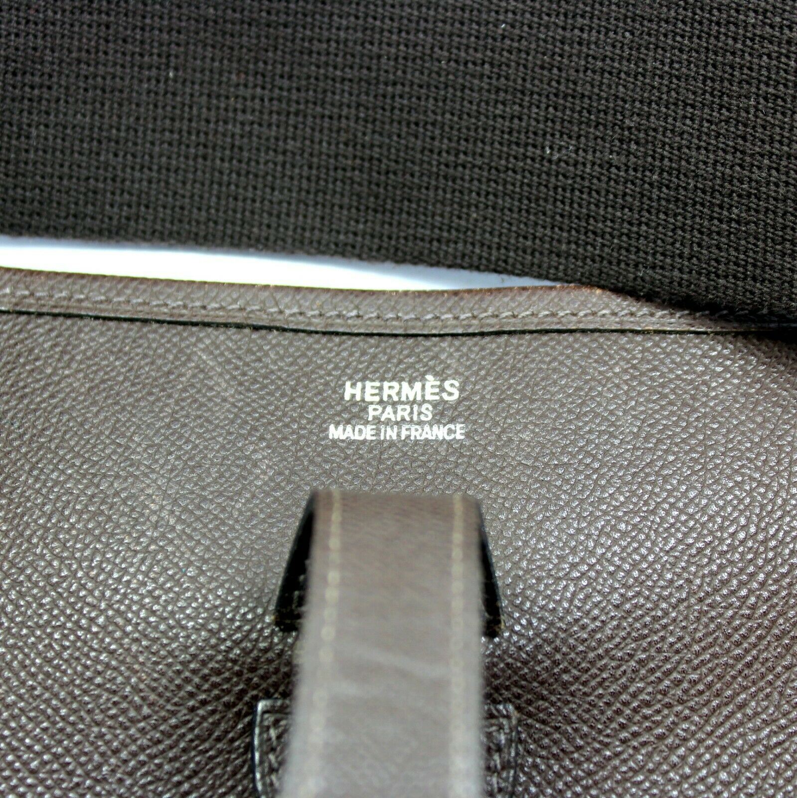 Authentic Hermes Evelyne GM Handbag in Chocolate Brown Epsom Leather - Luxury Shoulder Bag for Women, Perfect for Work, Travel & Everyday Use