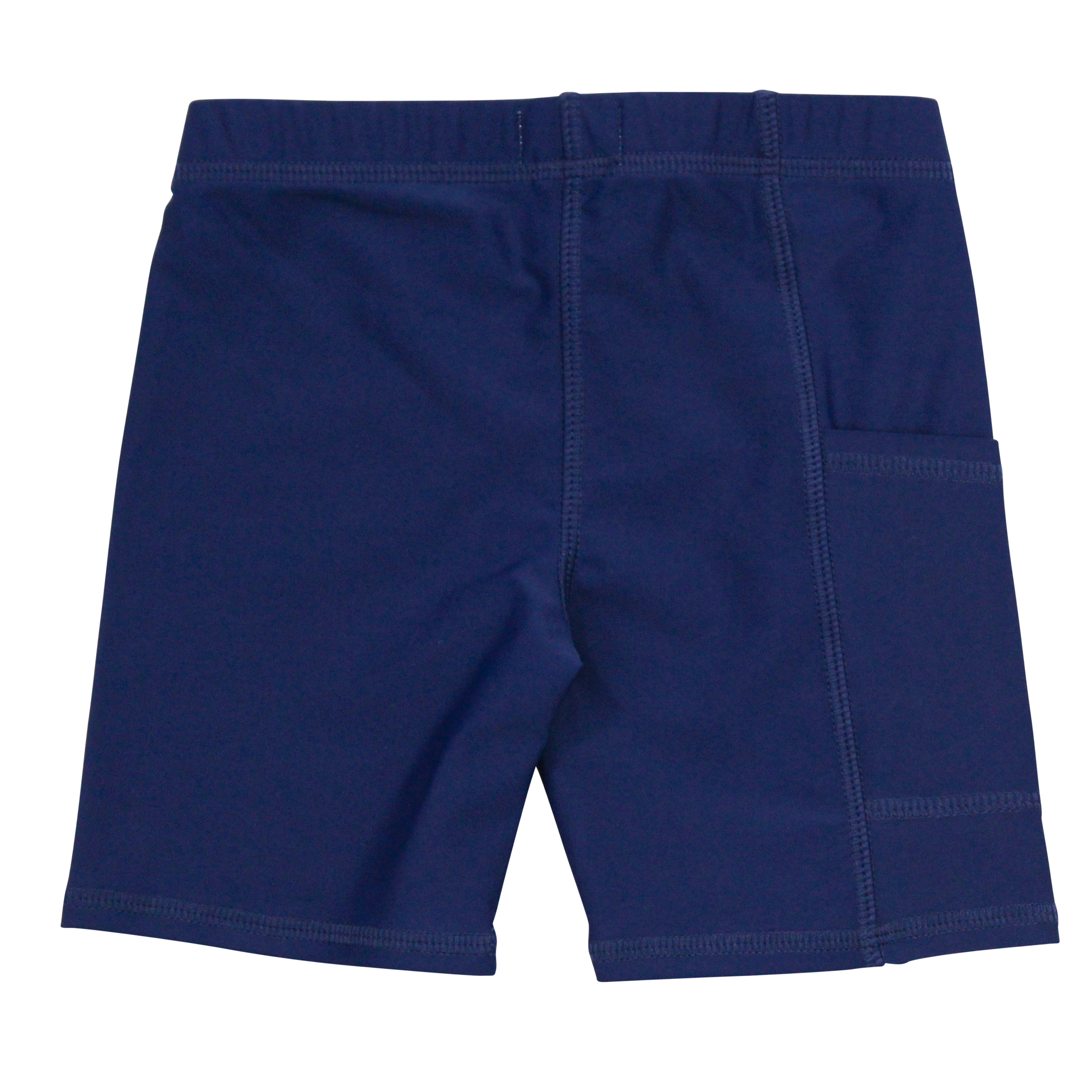 Kids Swim Shorts - Quick Dry Boys & Girls Swim Trunks with UPF 50+ Sun Protection - Navy Blue for Beach, Pool & Water Play