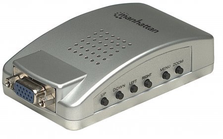 Manhattan PC to TV Converter - Convert TV to PC Monitor for Presentations, Gaming, Movies & Web Browsing | Ideal for Home Office, Entertainment & Digital Signage (Model: 150095)