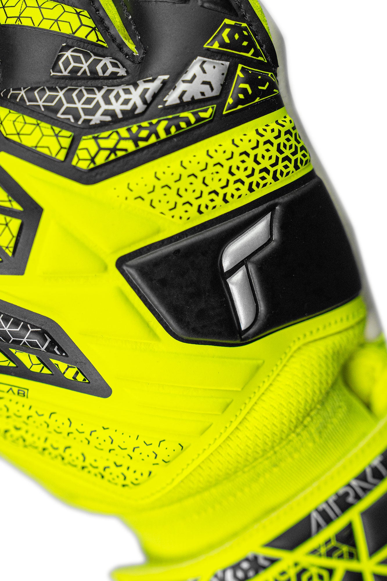 Reusch Attrakt Starter Solid Junior Goalkeeper Gloves - Safety Yellow & Silver - Perfect for Youth Soccer Training & Matches