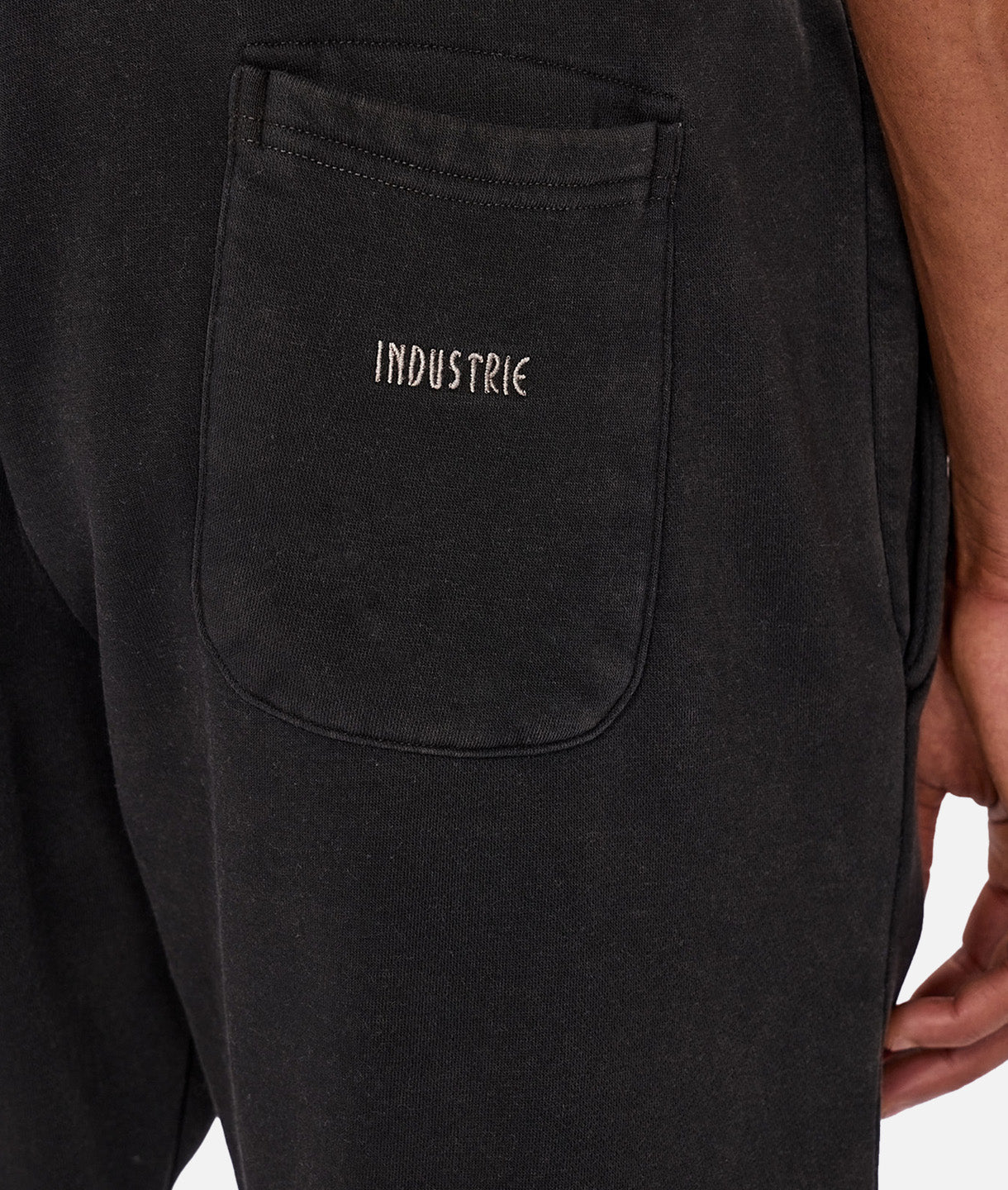 The Del Sur Washed Trackpant - OD Black Acid Wash Joggers for Men | Comfortable Casual Lounge Pants for Running, Gym & Everyday Wear