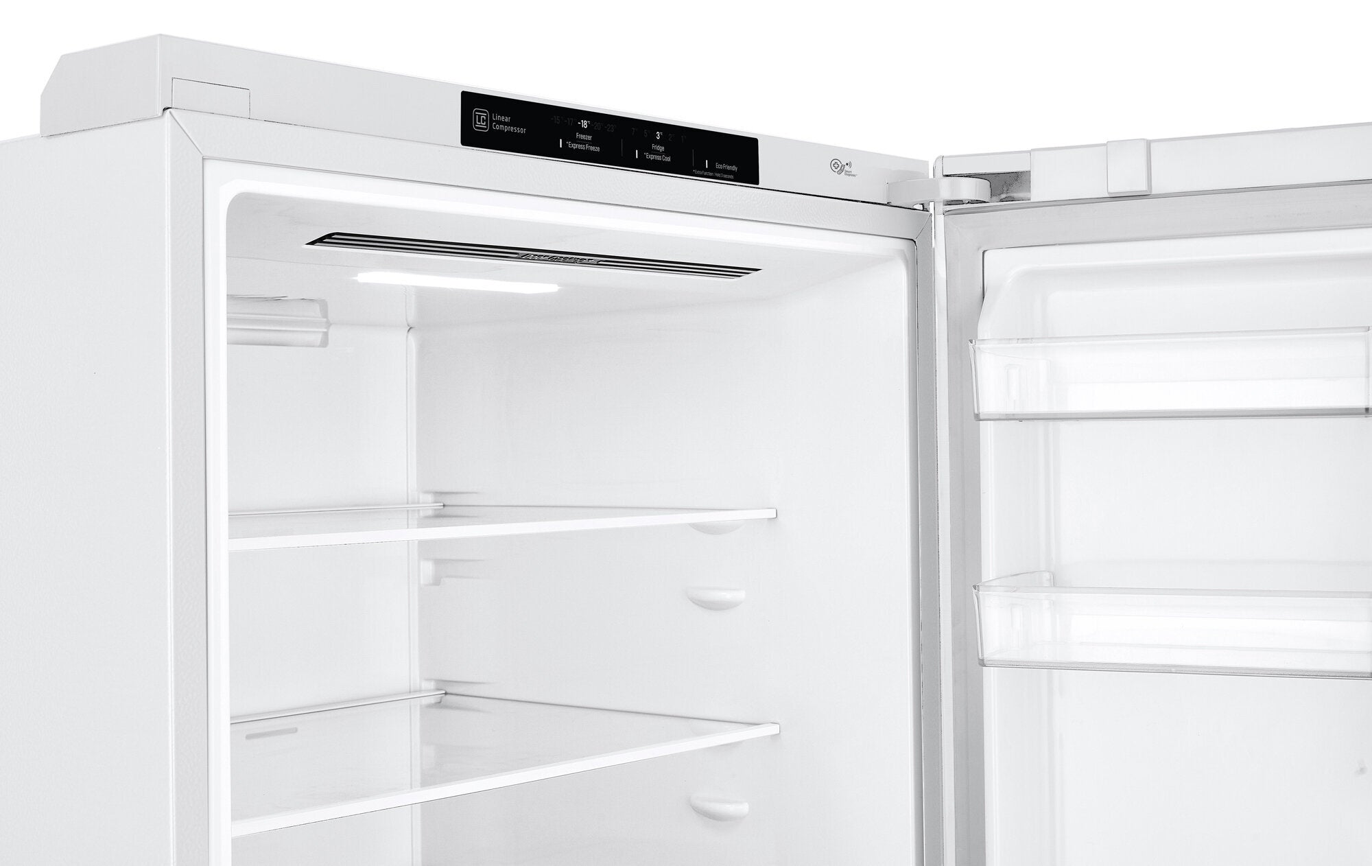 LG 455WL 420L Bottom Mount Refrigerator - Energy Efficient White French Door Fridge for Modern Kitchen | Perfect for Family Homes & Open-Plan Living Spaces