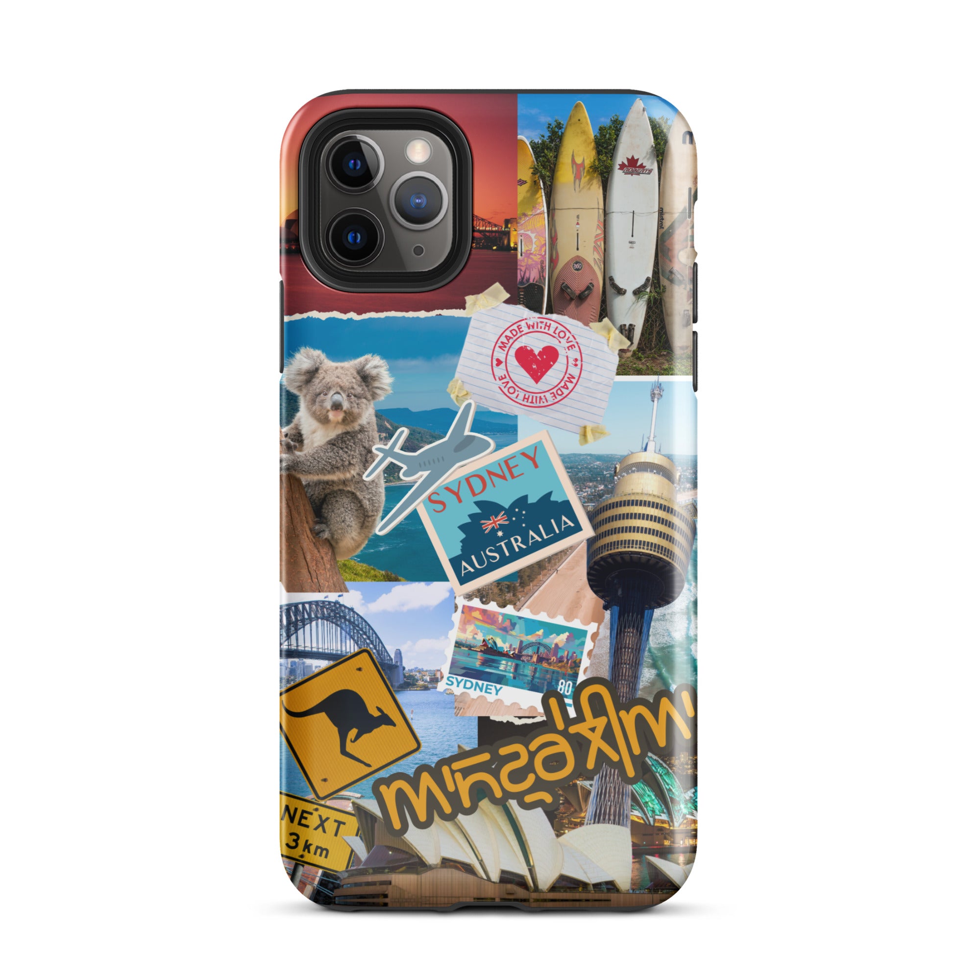 Premium Sydney Collage iPhone Case - Stylish & Durable Phone Cover for iPhone Models - Perfect for Travel, Work & Everyday Protection