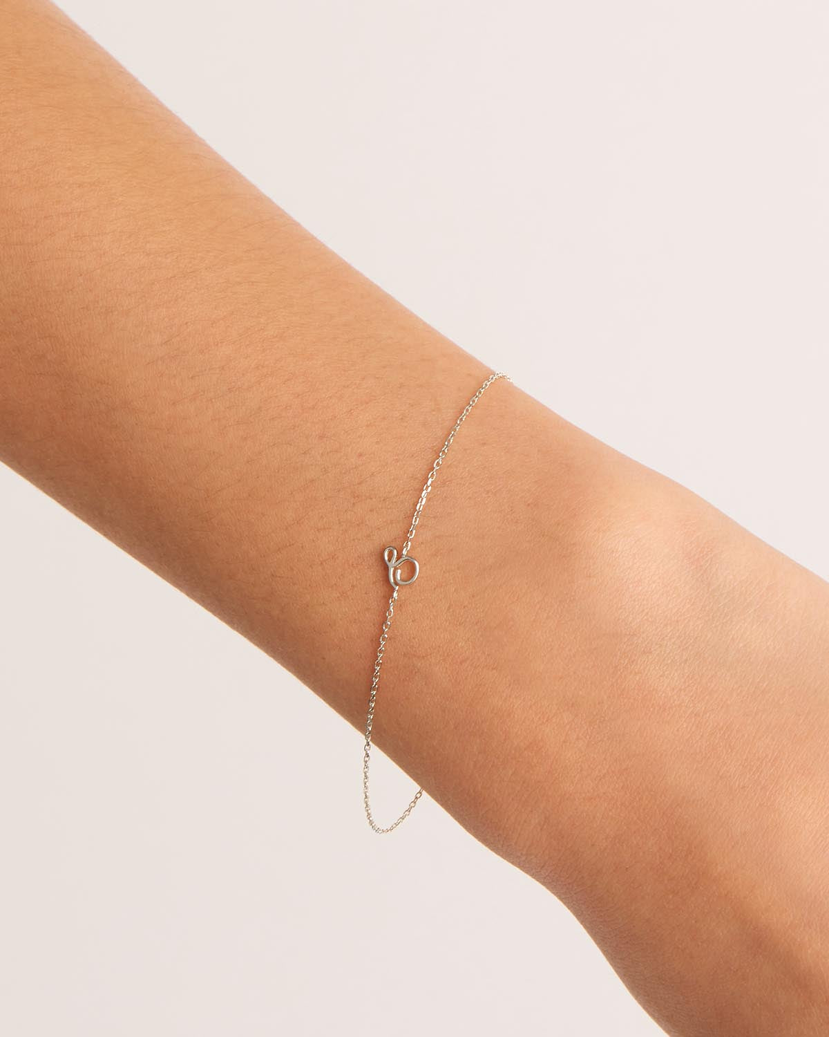 Sterling Silver Love Letter Bracelet - Engraved Romantic Gift for Her - Perfect for Anniversaries, Valentine's Day & Special Occasions