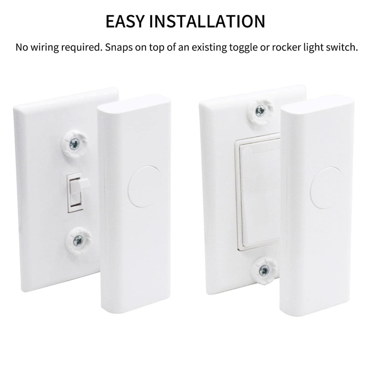 THIRDREALITY Smart Switch 4 Pack with Zigbee Hub - Wireless Light Switch Kit (4 Switches + 1 Hub) for Alexa & Google Home, No Wiring Needed, 2.4GHz WiFi, Toggle/Rocker Design - Perfect for Smart Home Automation & Remote Control