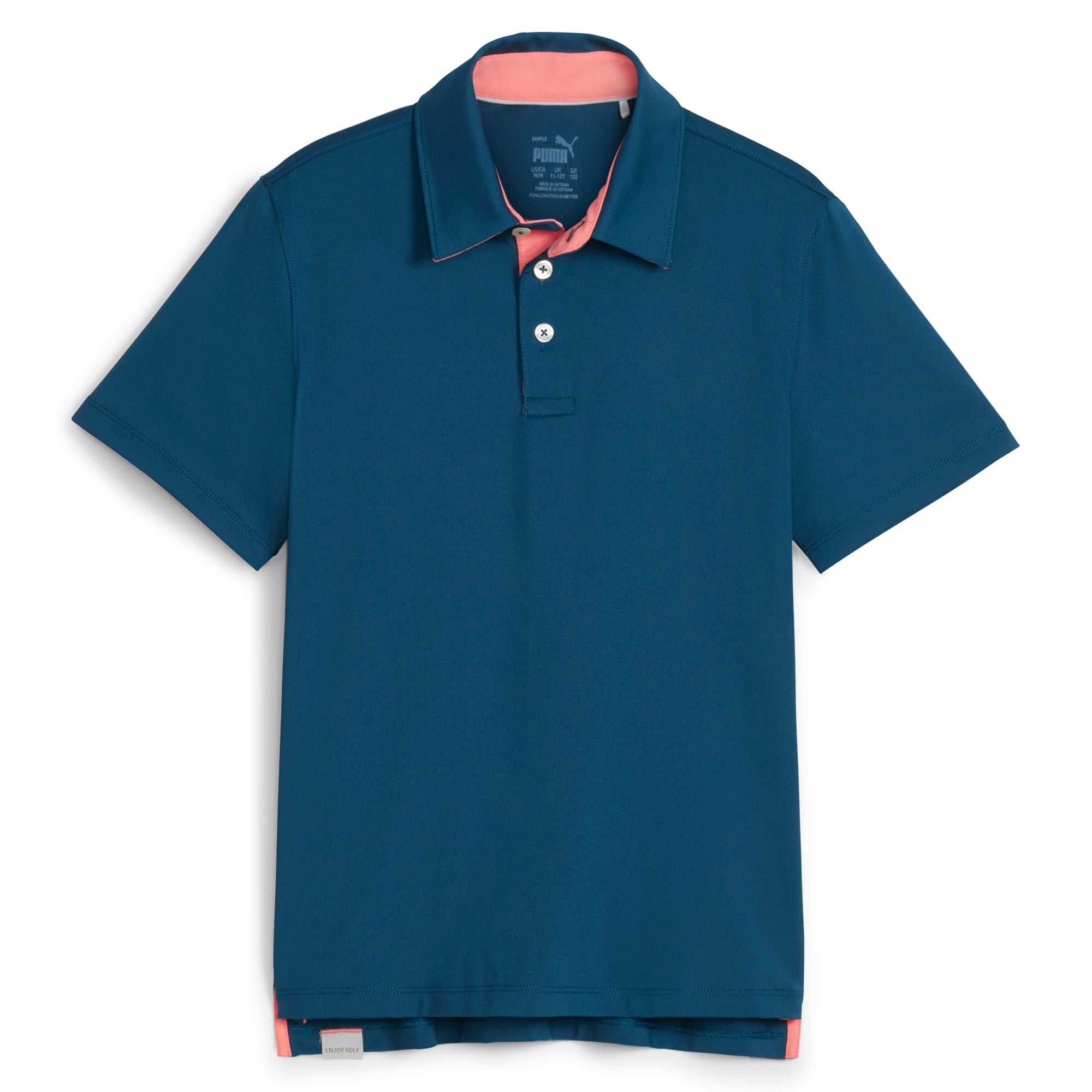 Boys' MATTR Brigade Golf Polo Shirt - Moisture-Wicking, UV Protection & Comfort Fit for Junior Golfers - Perfect for Golf Tournaments, Practice & Casual Wear