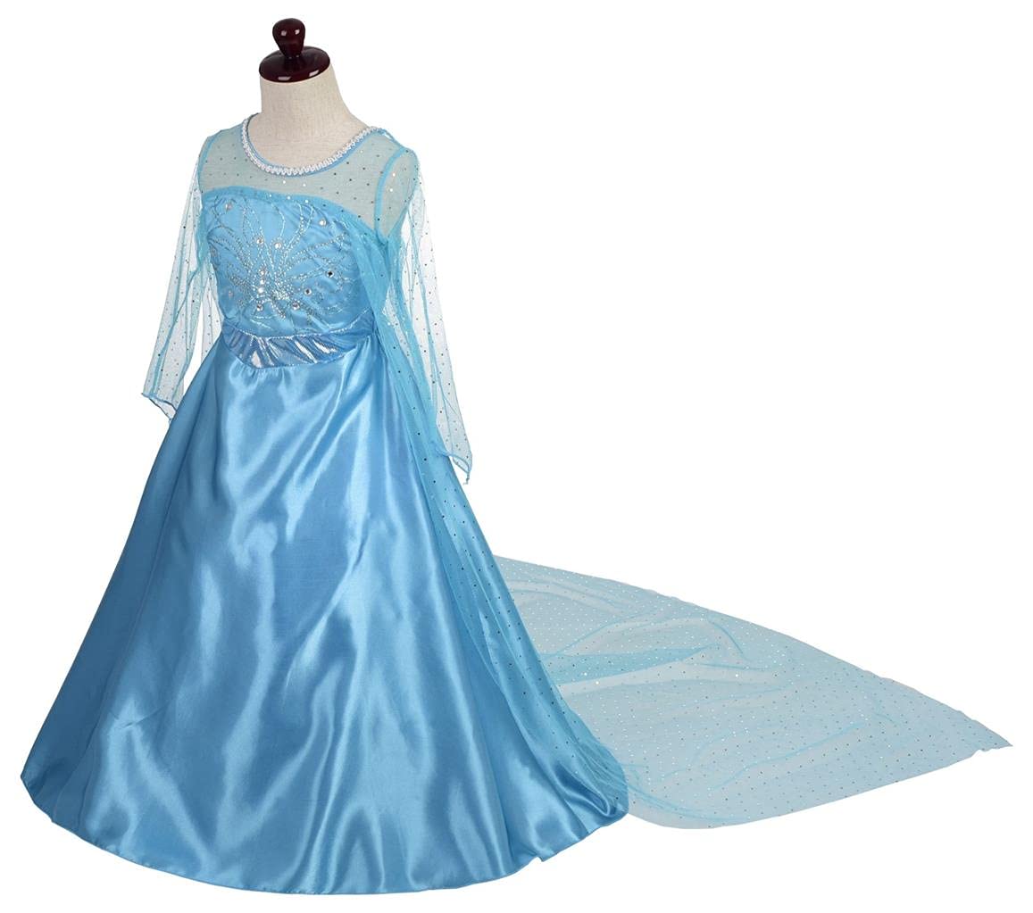Toddler Girls' Ice Princess Dress Costume - Elegant Fancy Party Dress for Birthday, Halloween & Christmas | Perfect for Dress-Up, Pageants & Special Occasions