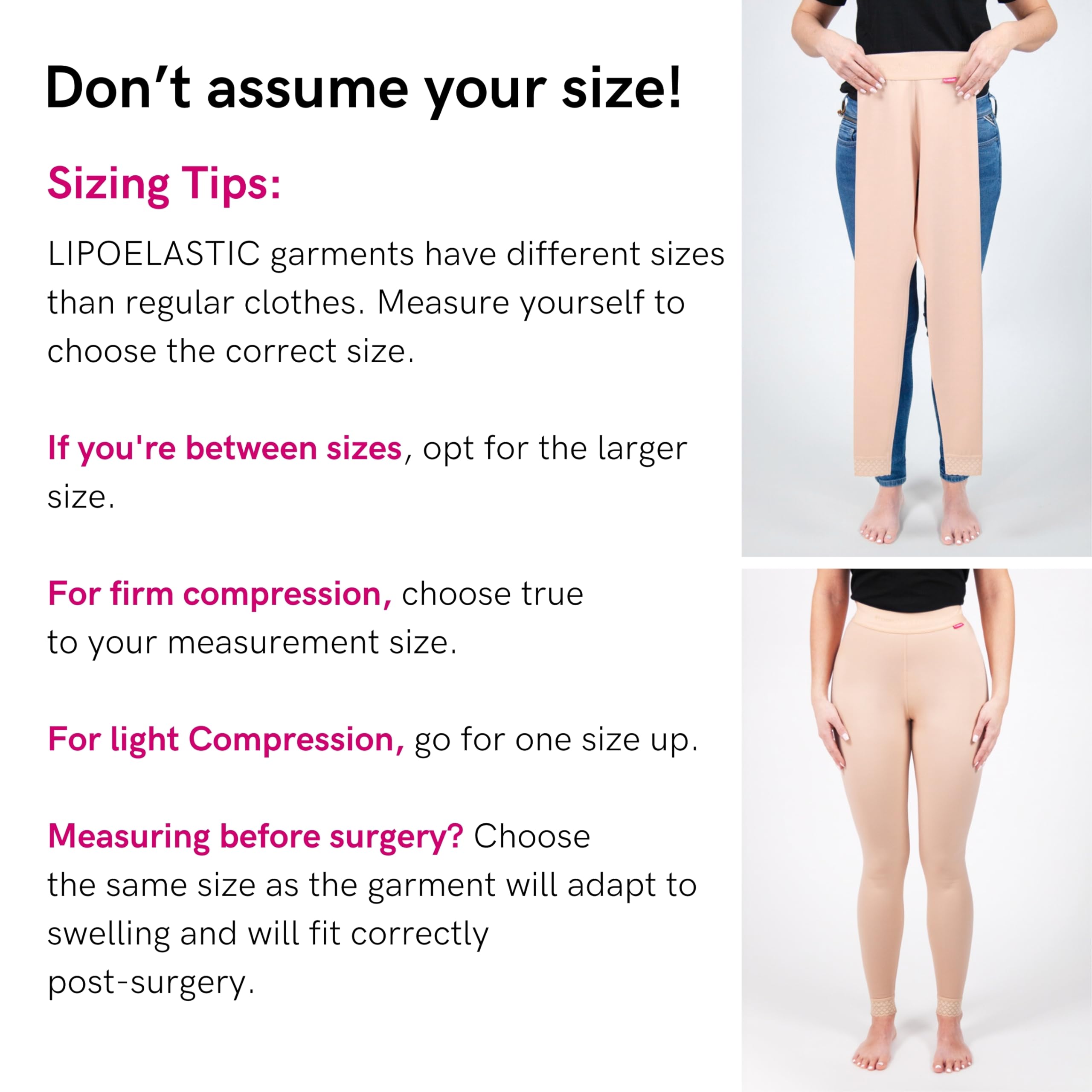 LIPOELASTIC VF Body Shaper - Post-Surgery Compression Garment for Liposuction, Tummy Tuck & C-Section Recovery | Postpartum Belly Wrap & Full Body Shapewear for Women (Natural, Size S) | Perfect for Post-Op Care, Weight Loss & Body Contouring