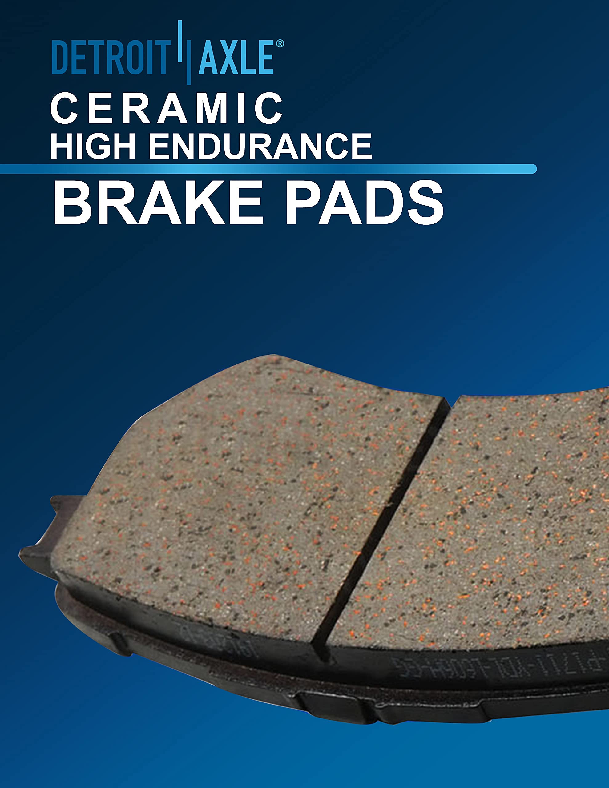 Detroit Axle Front Brake Kit for Volkswagen Jetta Golf EOS Audi A3 Quattro - Drilled & Slotted Brake Rotors & Ceramic Brake Pads (11.34 Inch) | High Performance Braking System for City Driving & Highway Safety
