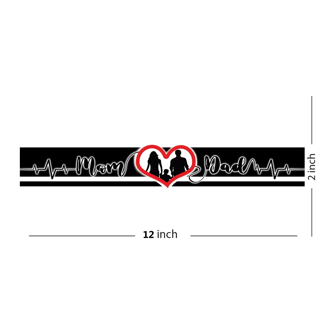 Waterproof Temporary Tattoos for Kids - Fun Hand Band Designs for Mom & Dad - Long Lasting Fake Tattoos for Boys and Girls - Perfect for Parties, Halloween & Family Events