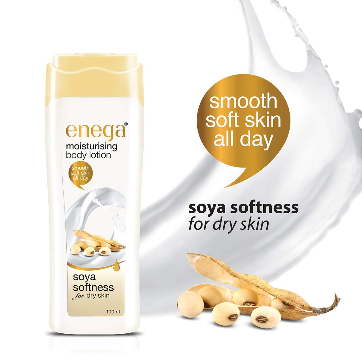 Prem Green Enega Almond Moisturizing Body Lotion for Dry Skin - 100ml (Pack of 2) | Hydrating & Nourishing Daily Skincare for Women & Men