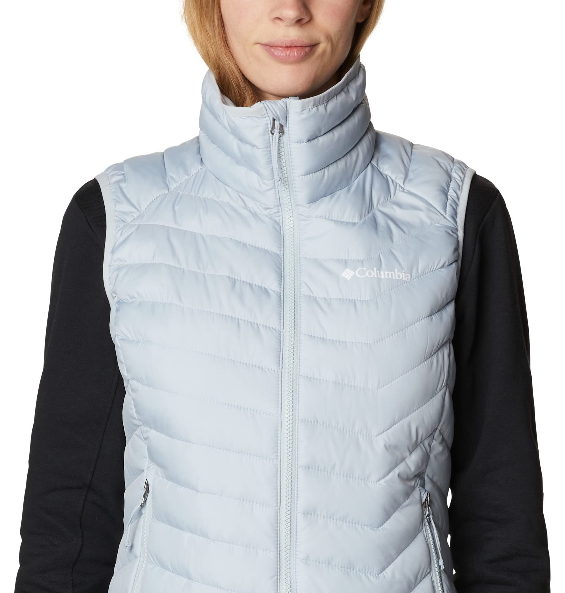 Columbia Women's Powder Lite Vest - Lightweight Insulated Puffer Vest for Outdoor Activities, Hiking, and Winter Sports | Water-Resistant & Warm