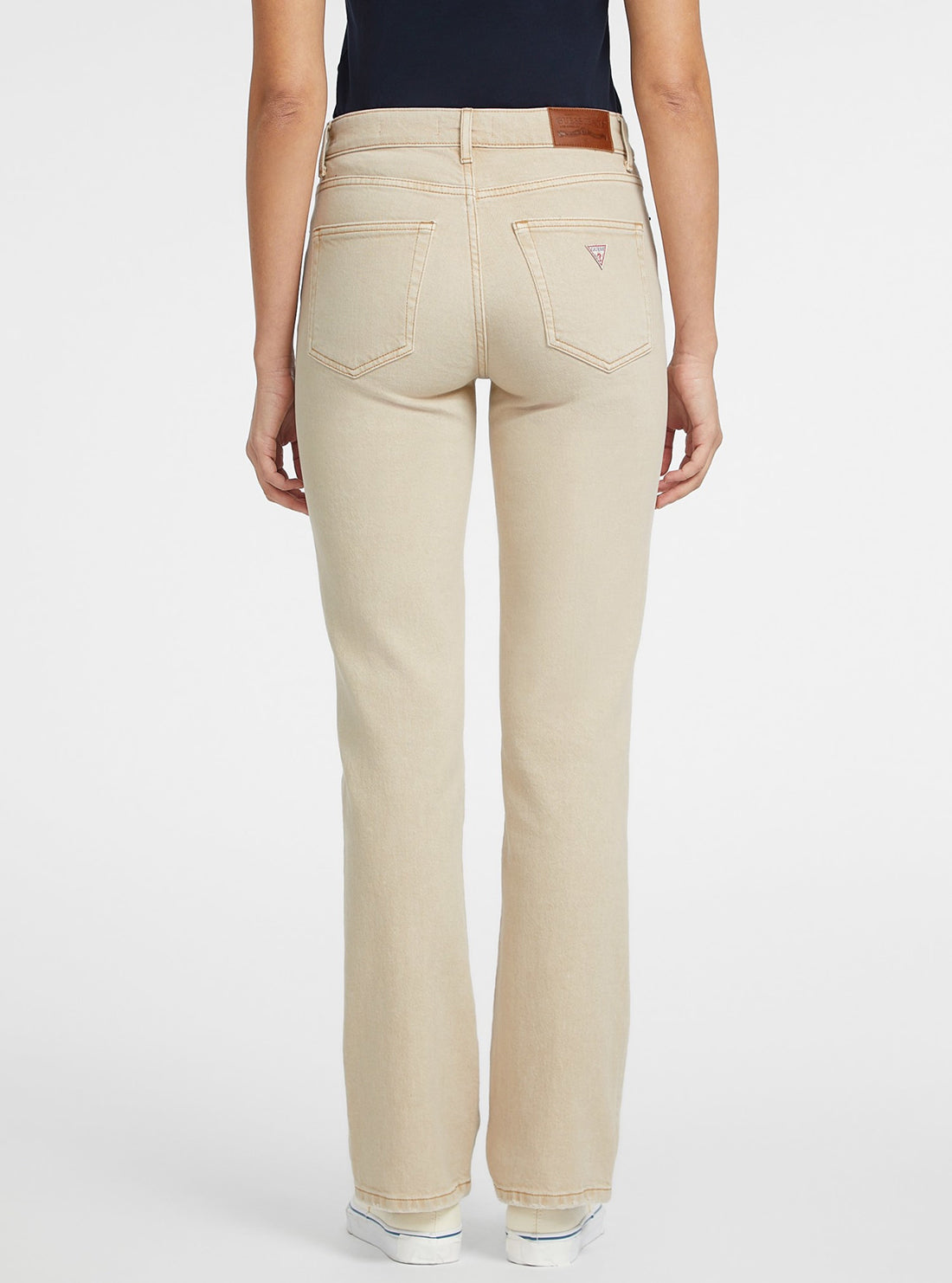 Guess G08 Mid Rise Straight Jeans for Women - Classic Blue Denim Pants with Stretch, Comfort Fit for Everyday Wear | Perfect for Casual Outfits, Office & Weekend Looks