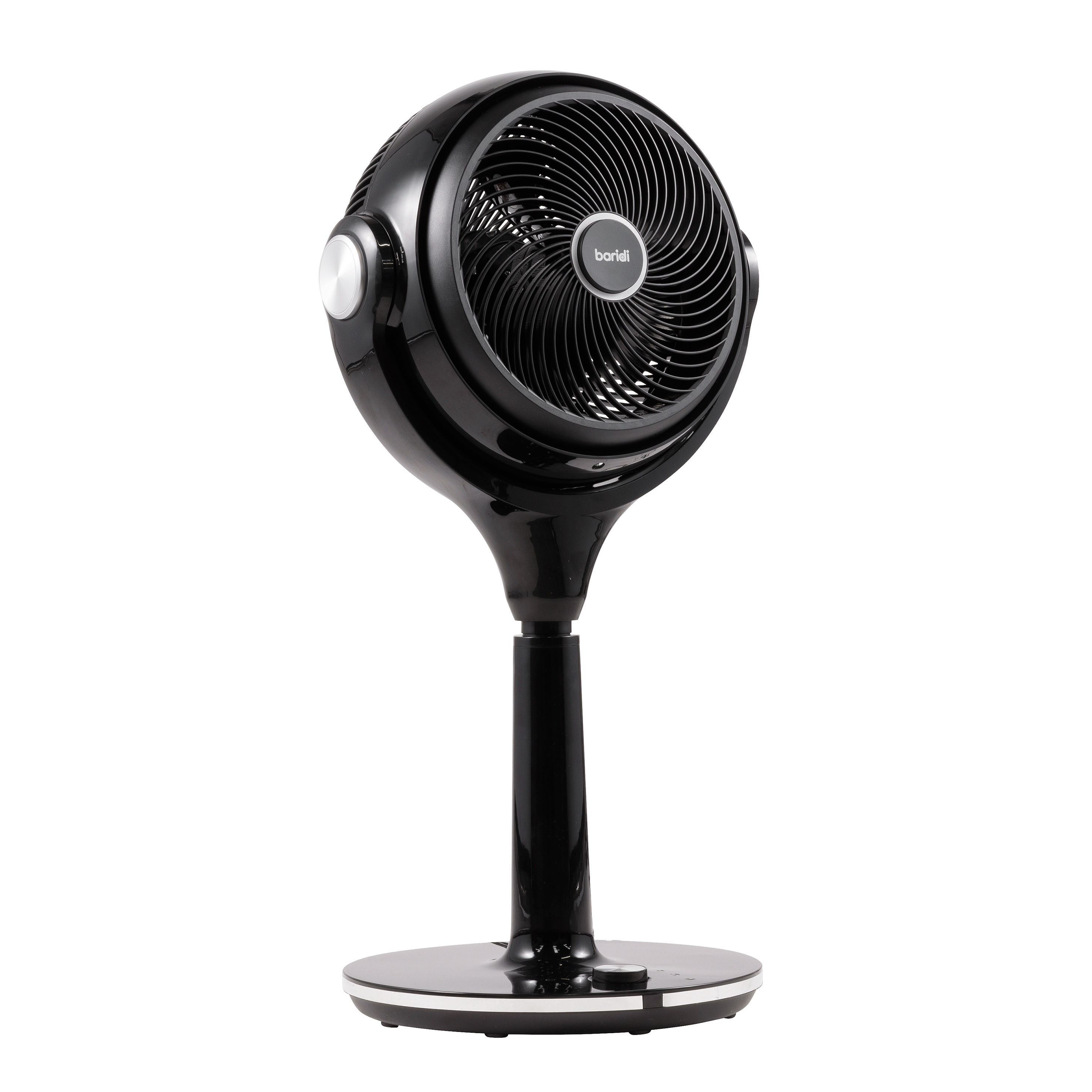 10 Inch Baridi Pedestal Fan with Remote Control - Black (DH143) - Quiet Cooling for Home, Office & Bedroom