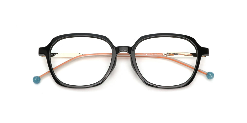 JINS x NARUTO Anime Eyeglasses - Black Naruto Model - Perfect for Cosplay, Anime Conventions & Daily Wear