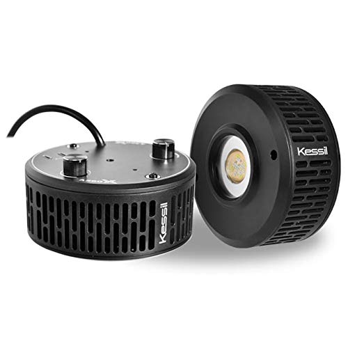 Kessil A360X Tuna Blue LED Aquarium Light with Controller & Mounting Arm - Saltwater Coral Reef Tank Lighting for Marine Fish, Frags & SPS/LPS Corals - Perfect for Home & Professional Aquarium Setups