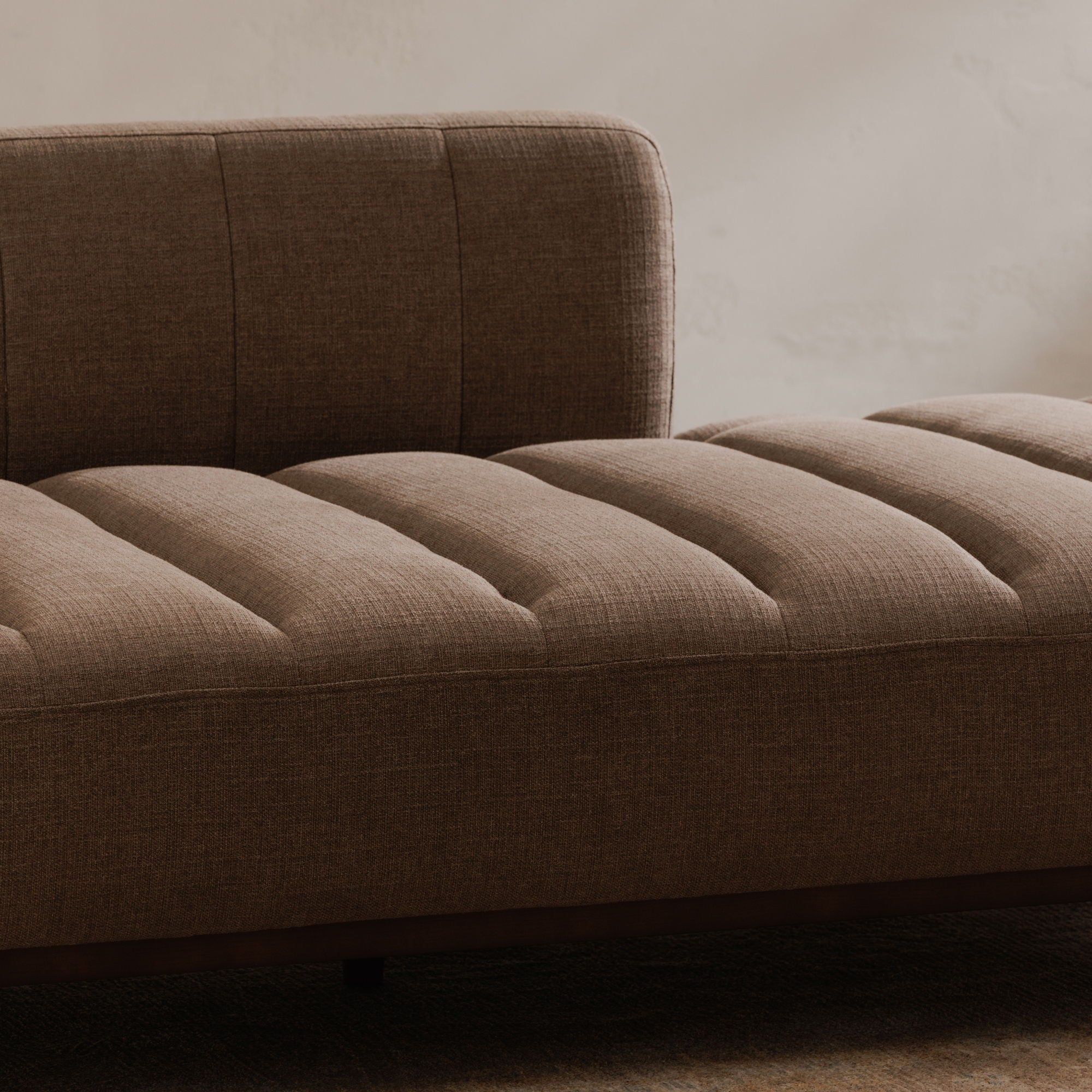 Bennett Daybed in Taupe - Modern Sofa Bed for Small Spaces, Guest Room & Living Room - Comfortable and Stylish Furniture for Home & Office