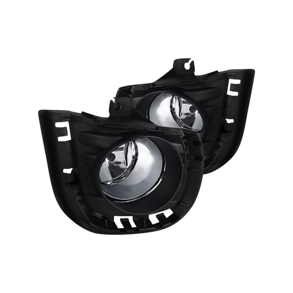 Complete Clear Lens Fog Lights Kit with Bulbs, Bezel Covers & Wiring Harness for 2014-2016 Scion tC - Upgrade Your Nighttime Driving Visibility & Style