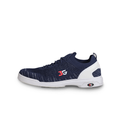 3G Ascent Blue Men's Right-Hand Bowling Shoes - Comfortable & Durable for Pro & Casual Bowlers - Perfect for League Play & Practice Sessions