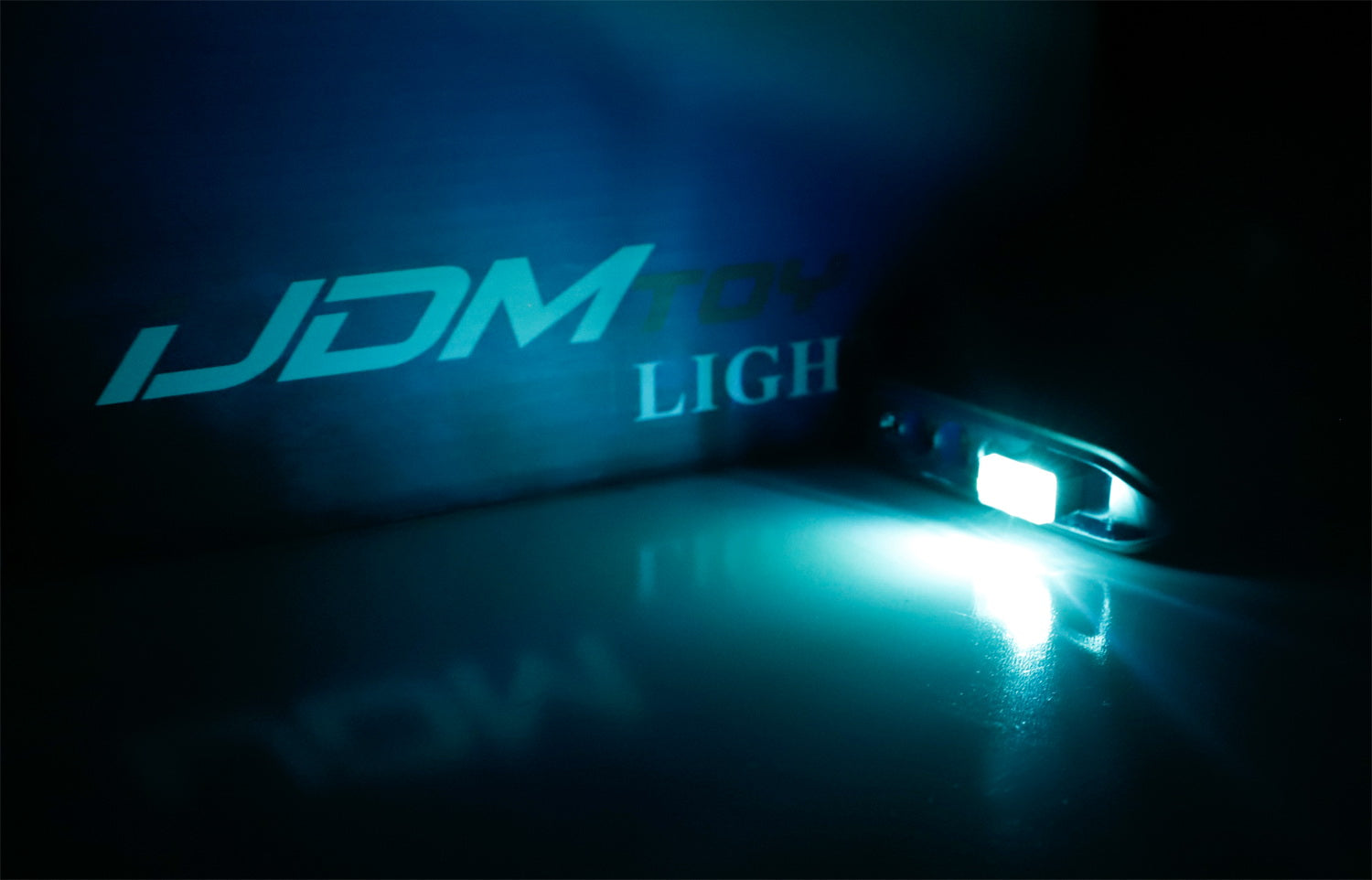 Aqua Ice Blue USB Plug-In Miniature LED Car Interior Ambient Lighting Kit - Enhance Your Vehicle's Atmosphere with Customizable Mood Lighting for Night Driving & Interior Decor