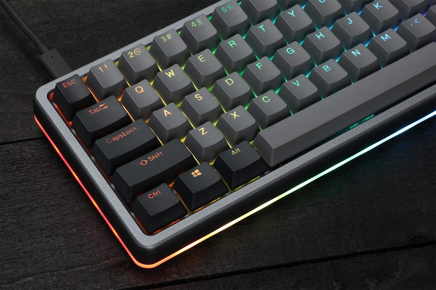 DROP ALT 65% Mechanical Keyboard - Hot-Swap, RGB, PBT for Gaming & Office (Cherry MX Blue)