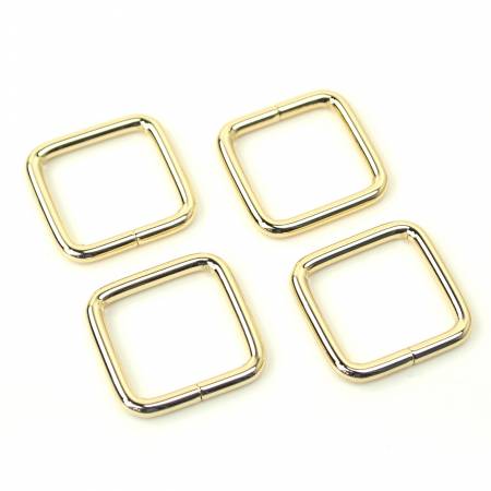 Stylish Four Rectangle Rings Set - 3/4 Inch Minimalist Stackable Rings for Women - Perfect for Everyday Wear, Layering, and Gift Giving